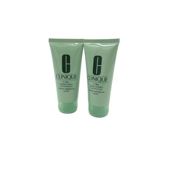 Clinique 7 Day Scrub Cream Rinse-Off Formula Deluxe 2.5 oz / 75 ml x 2 - Picture 2 of 4